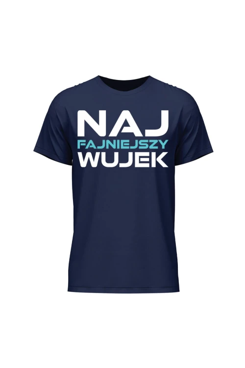Koszulka męska Naj fajniejszy wujek - granatowa