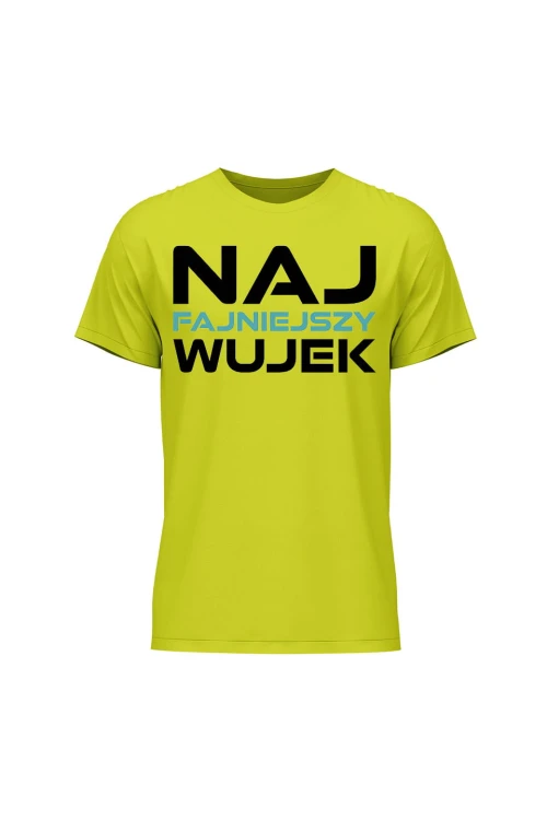 Koszulka męska Naj fajniejszy wujek - limonka