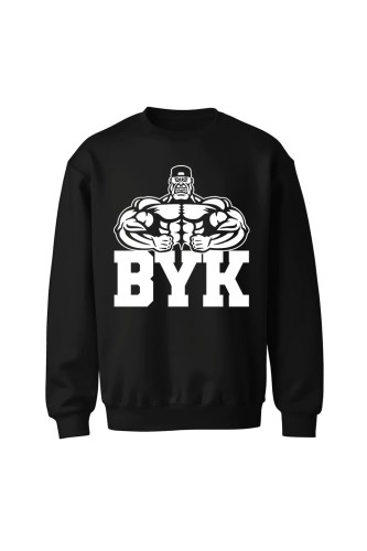 Bluza bez kaptura Byk - czarna