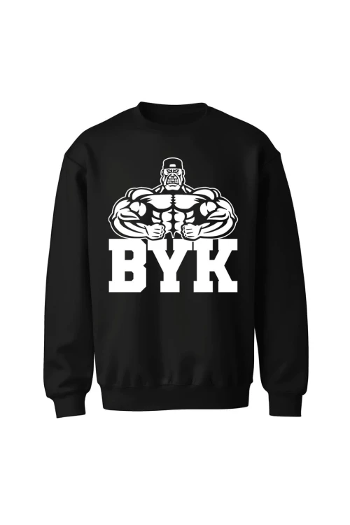 Bluza bez kaptura Byk - czarna