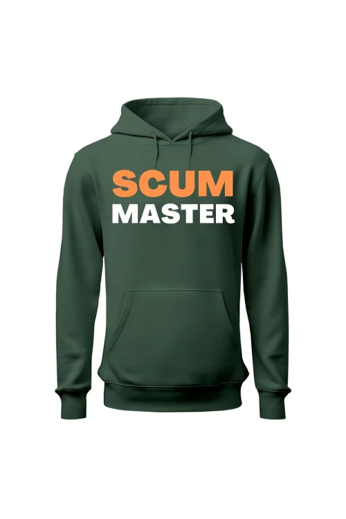 Bluza męska z kapturem Scum master - zielona