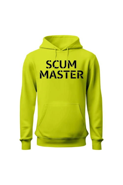 Bluza męska z kapturem Scum master - limonka