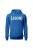 Bluza męska z kapturem JSON - niebieska