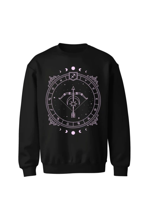Bluza bez kaptura Strzelec - czarna