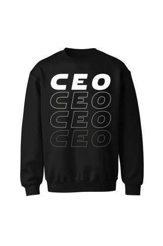 Bluza bez kaptura Ceo ceo - czarna