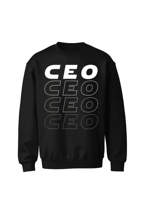 Bluza bez kaptura Ceo ceo - czarna
