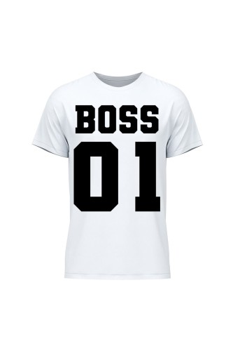 Koszulka męska Boss 01 - biała