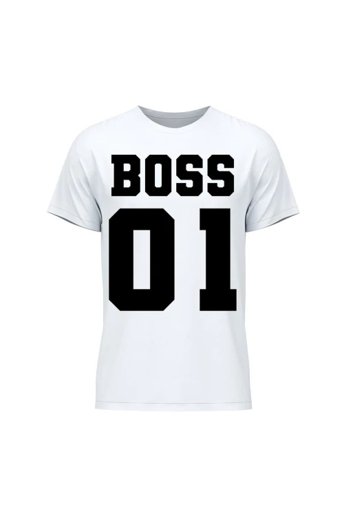 Koszulka męska Boss 01 - biała