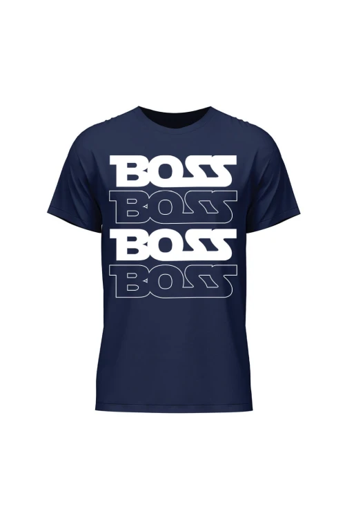 Koszulka męska Boss boss - granatowa