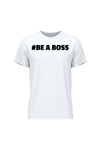 Koszulka męska Be a boss - biała