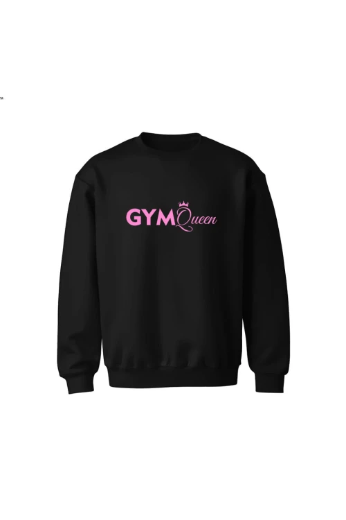 Bluza dziecięca bez kaptura Gym Queen - czarna