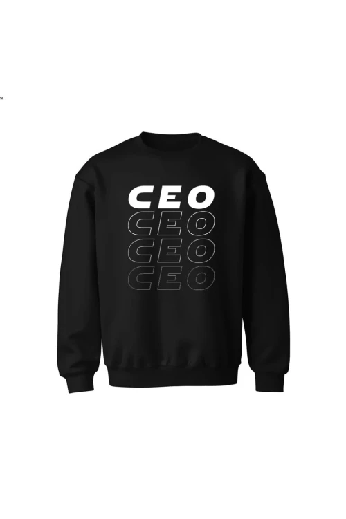 Bluza dziecięca bez kaptura Ceo ceo - czarna