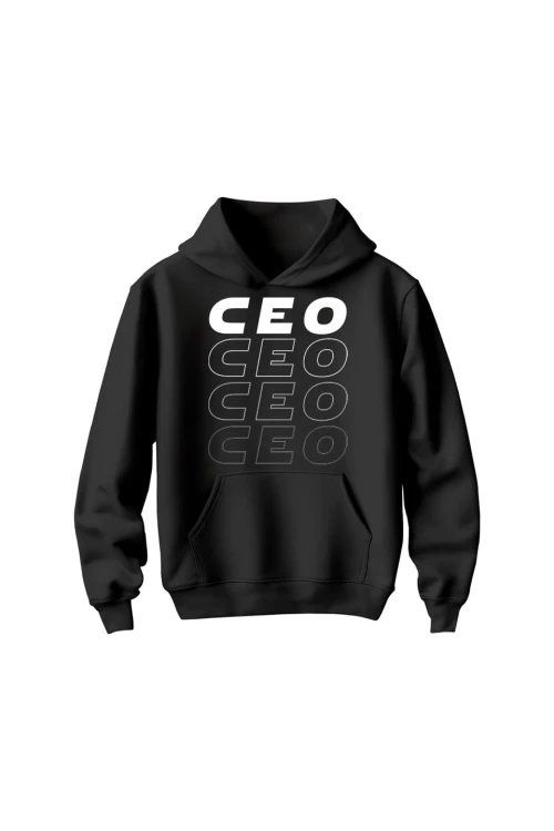 Bluza dziecięca z kapturem Ceo ceo - czarna