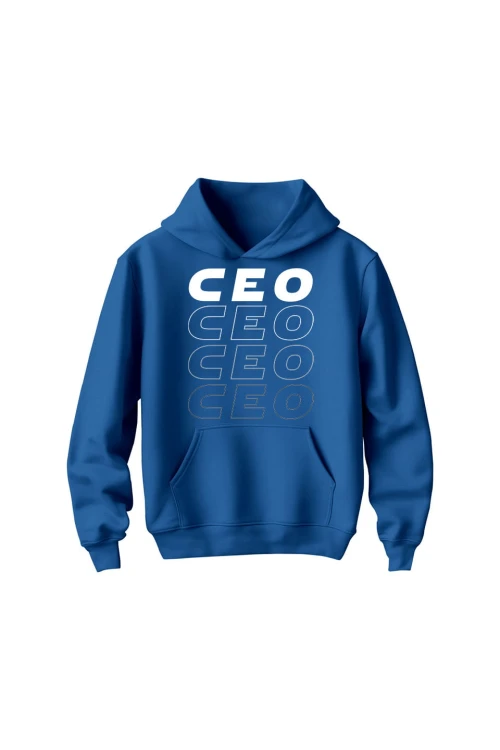 Bluza dziecięca z kapturem Ceo ceo - niebieska