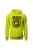 Bluza męska z kapturem Jezus jest moim superbohaterem - limonka