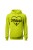 Bluza męska z kapturem Miłość w sercu - limonka