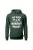 Bluza męska z kapturem East sleep bushcraft repeat - zielona