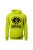 Bluza męska z kapturem Survival Przetrwaj lub zgiń - limonka
