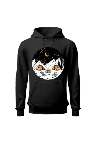 Bluza męska z kapturem Biwak Nocą