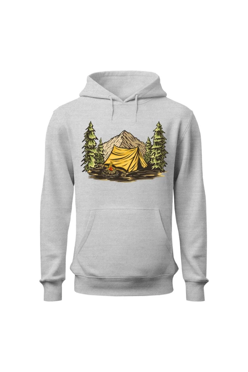 Bluza męska z kapturem Into the wild - szara