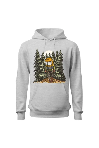 Bluza męska z kapturem W lesie
