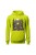 Bluza męska z kapturem W lesie - limonka