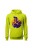 Bluza męska z kapturem Enduro MTB Góry - limonka