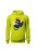 Bluza męska z kapturem Downhill MTB - limonka