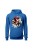 Bluza męska z kapturem Downhill Zjazd - niebieska