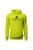 Bluza męska z kapturem Rower MTB Bicie serca - limonka