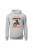 Bluza męska z kapturem Życie jest lepsze na rowerze Downhill - szara