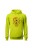 Bluza męska z kapturem Wilk - limonka