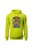 Bluza męska z kapturem Psychedelic Mushroom - limonka