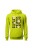 Bluza męska z kapturem Keep Smiling - limonka