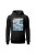 Bluza męska z kapturem Stay wild ocean child - czarna