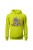 Bluza męska z kapturem Magiczna podróż - limonka