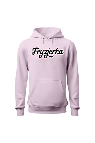 Bluza damska z kapturem Fryzjerka napis