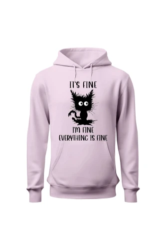 Bluza damska z kapturem I'm fine