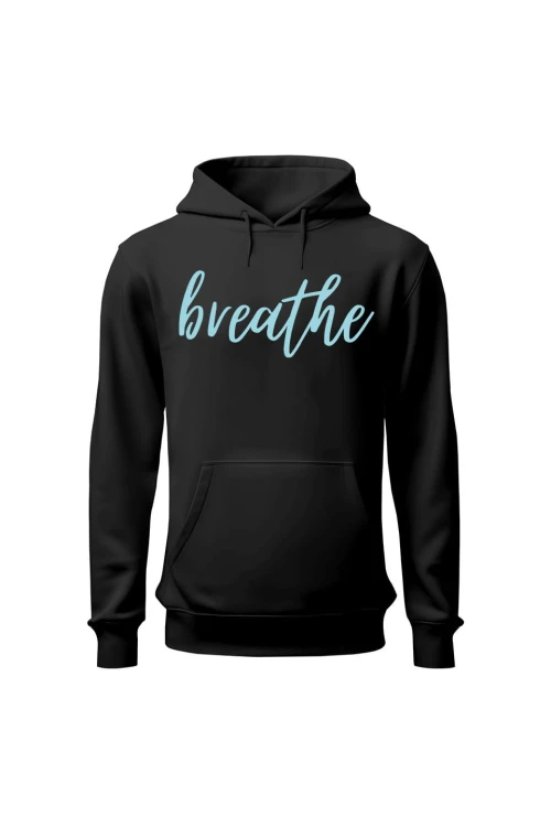 Bluza damska z kapturem Breathe - czarna