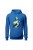 Bluza damska z kapturem Buddyzm Medytacja - niebieska