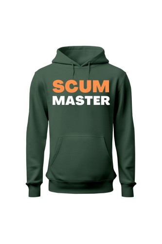 Bluza damska z kapturem Scum master - zielona