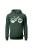 Bluza damska z kapturem Mountain bike enduro downhill - zielona
