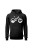 Bluza damska z kapturem Mountain bike enduro downhill - czarna