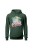 Bluza damska z  kapturem Enjoy the waves - zielona