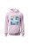 Bluza damska z  kapturem Stay wild ocean child - różowa