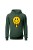 Bluza damska z  kapturem Smile - zielona