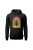 Bluza damska z  kapturem Magic Butterfly - czarna