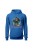 Bluza damska z  kapturem Stay Wild Moon Child - niebieska