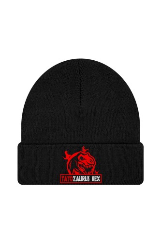 Czapka zimowa Tatozaurus Rex - czarna