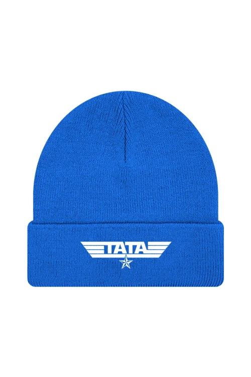 Czapka zimowa Tata Militarny Styl - niebieska